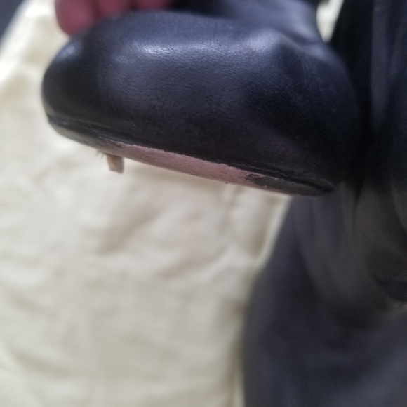 Womens Black Leather Seychelles Slouched Boots 7.5 - Picture 3 of 7